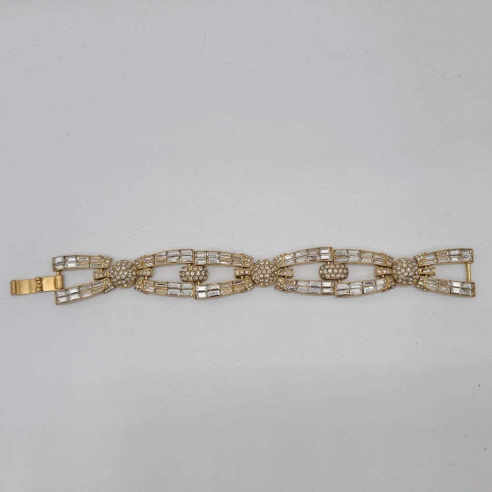 J Crew Gorgeous Clear Crystal Bracelet NWOT!